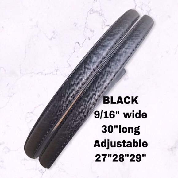 Replacement straps BLACK 9/16”wide 30”long new - Picture 1 of 5